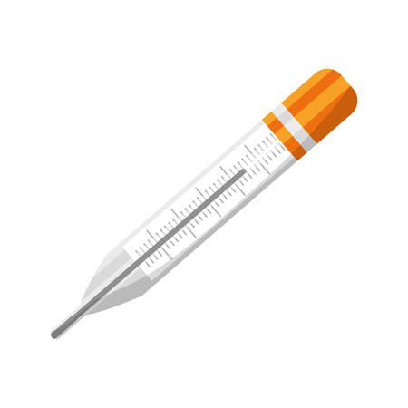 Medical thermometer tool icon vector illustration graphic designのイラスト素材