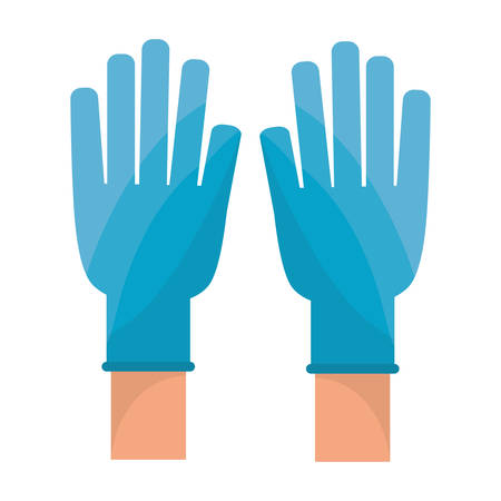 Medical gloves product icon vector illustration graphic designのイラスト素材