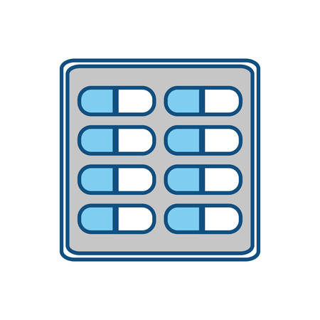 Pharmaceutical drug medicine icon vector illustration graphic designのイラスト素材