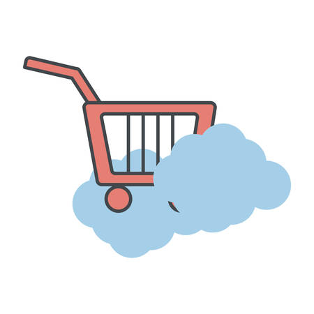 Shopping cart symbol icon vector illustration graphic designのイラスト素材