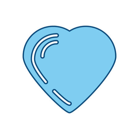 Lovely heart symbol icon vector illustration graphic designのイラスト素材