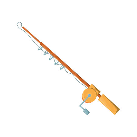 Fishing rod isolated icon vector illustration graphic designのイラスト素材