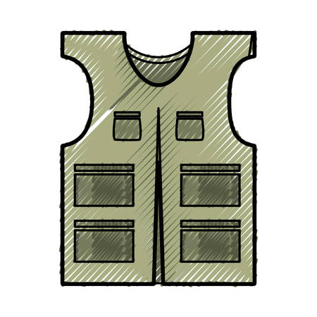 Fisherman wear accesory icon vector illustration graphic designのイラスト素材