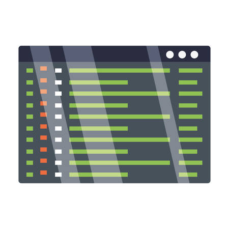 programming system codes icon vector illustration graphic designのイラスト素材