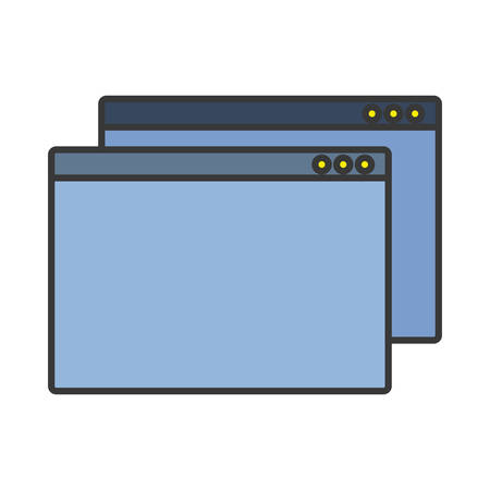 Web navigator symbol icon vector illustration graphic designのイラスト素材