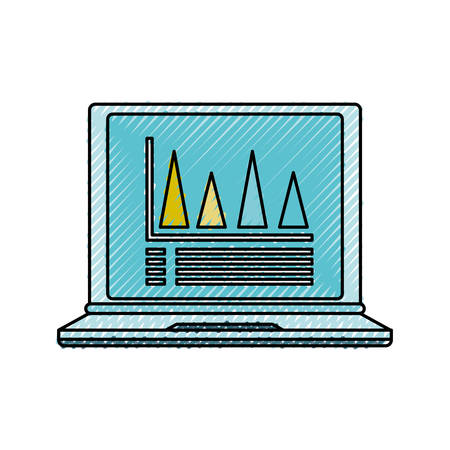 Statistics bars graphic icon vector illustration graphic designのイラスト素材