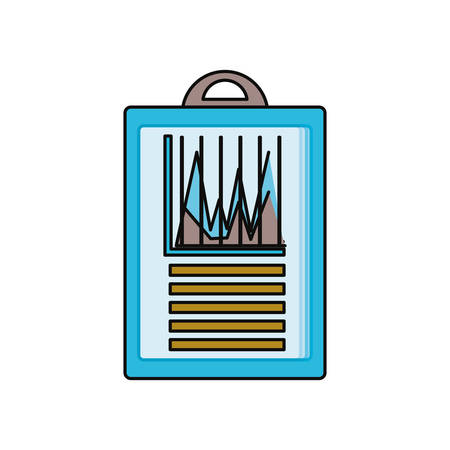 Statistics bars graphic icon vector illustration graphic designのイラスト素材