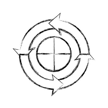 Statistics bars graphic icon vector illustration graphic designのイラスト素材