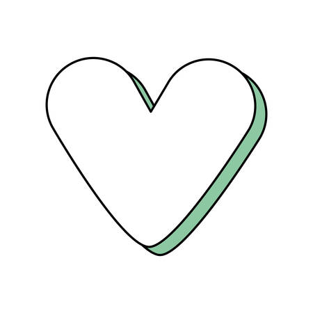 Heart love symbol icon vector illustration graphic designのイラスト素材