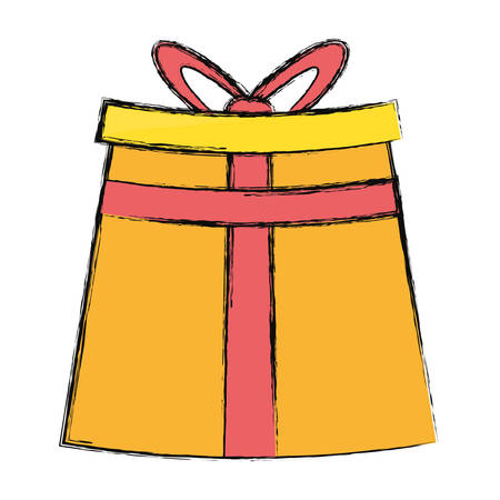 Gift box symbol icon vector illustration graphic designのイラスト素材