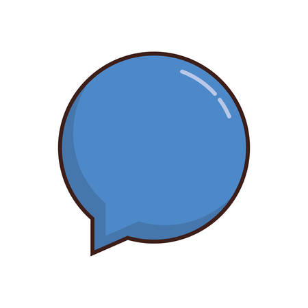 speech bubble icon over white background vector illustrationのイラスト素材