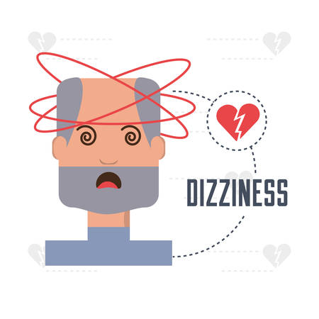 man with heart atack symptoms and condition vector illustrationのイラスト素材