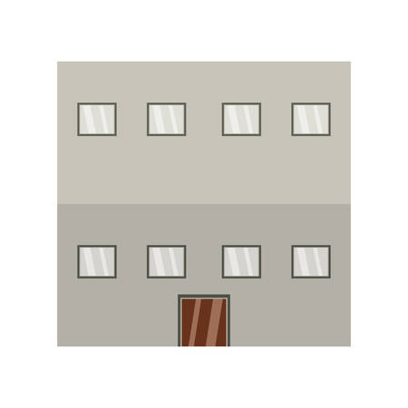 Urban tower building icon vector illustration graphic designのイラスト素材