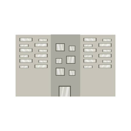 Urban tower building icon vector illustration graphic designのイラスト素材