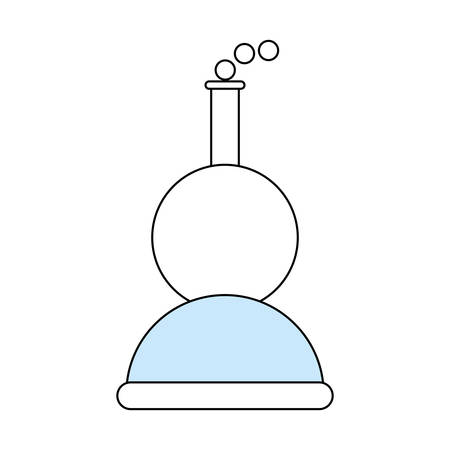 Chemistry flask isolated icon vector illustration graphic designのイラスト素材