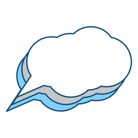 Bubble speech symbol icon vector illustration graphic designのイラスト素材