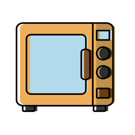 microwave icon over white background vector illustrationのイラスト素材