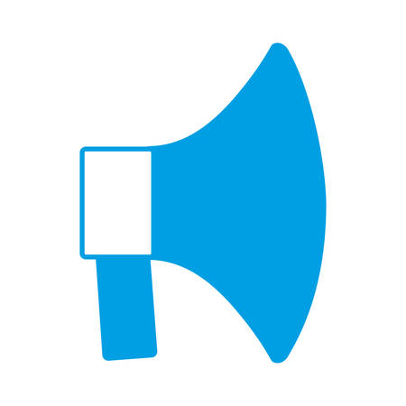 megaphone device icon over white background vector illustrationのイラスト素材