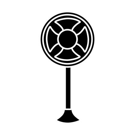 fan icon over white background vector illustrationのイラスト素材