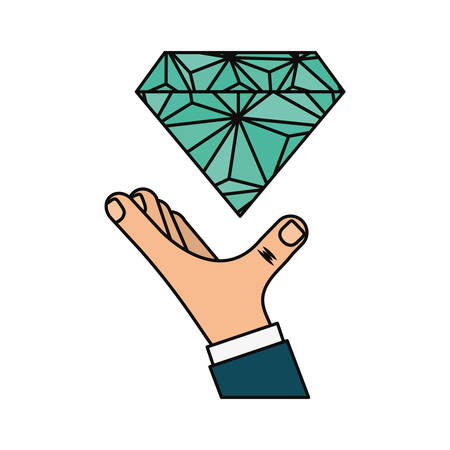 Diamond luxury isolated icon vector illustration graphic designのイラスト素材