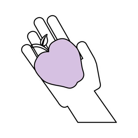 An Apple fruit isolated icon vector illustration graphic design illustration.のイラスト素材