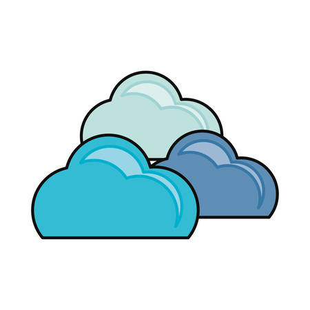 Cloud weather symbol icon vector illustration graphic designのイラスト素材