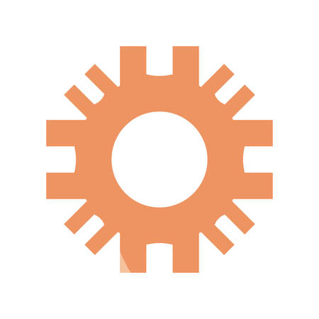 Gear machinery piece icon vector illustration graphic designのイラスト素材