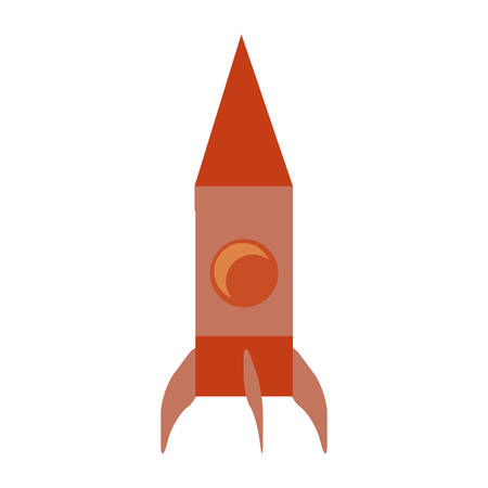 Rocket spaceship symbol icon vector illustration graphic designのイラスト素材