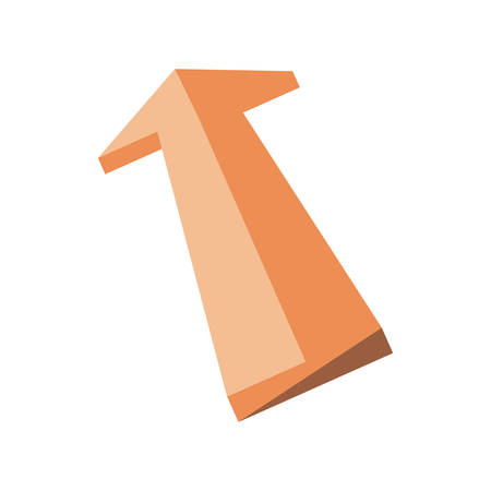 Arrow pointer symbol icon vector illustration graphic designのイラスト素材