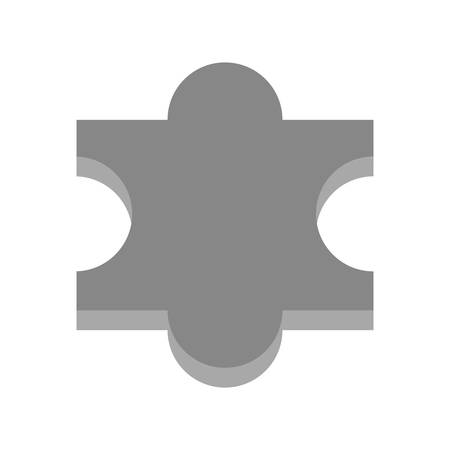 Puzzle piece symbol icon vector illustration graphic designのイラスト素材