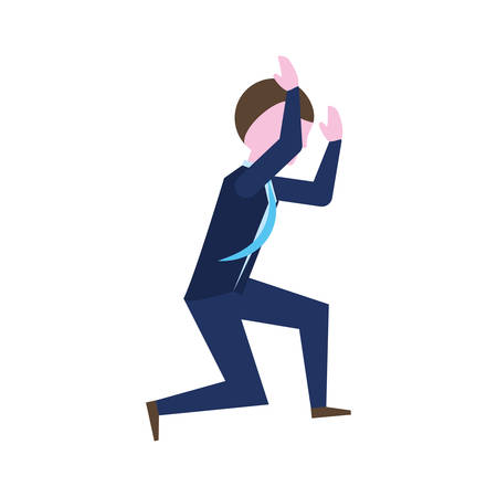 Executive businessman cartoon icon  illustration graphic design.のイラスト素材