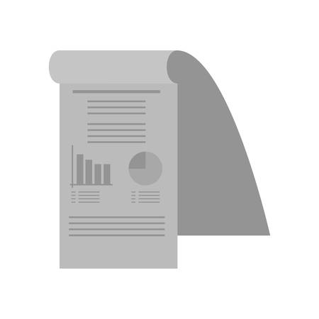 Graphic stats report icon vector illustration graphic designのイラスト素材