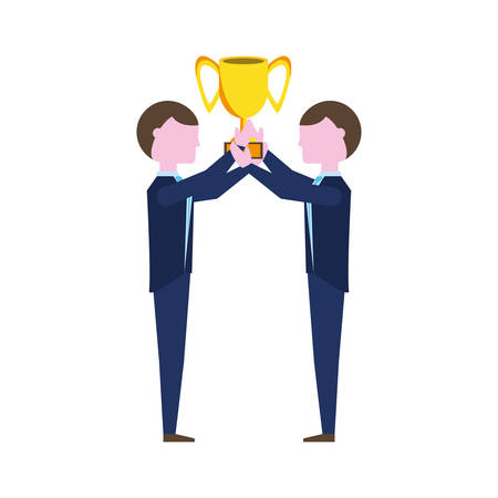 Business teamwork cartoon icon vector illustration graphic designのイラスト素材