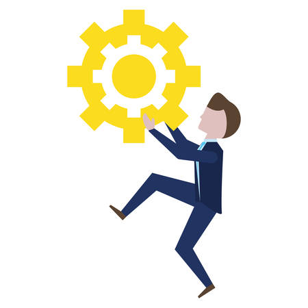 Executive businessman cartoon icon vector illustration graphic designのイラスト素材