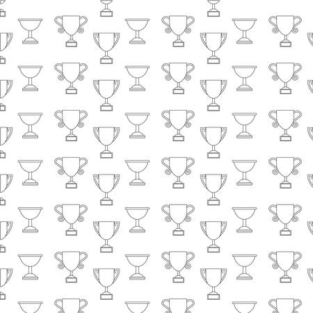 Trophy cup symbol icon vector illustration graphic designのイラスト素材