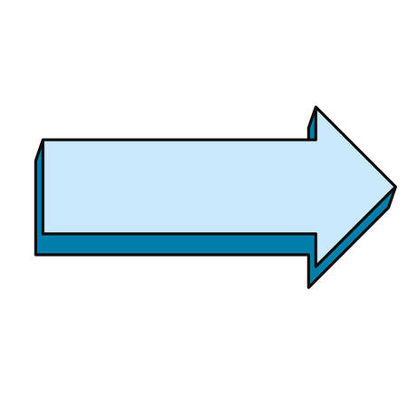 Arrow pointing symbol icon vector illustration graphic designのイラスト素材