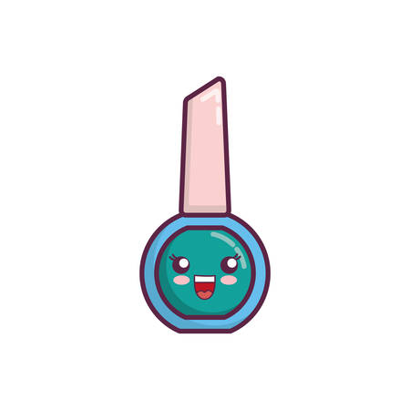 nail polish icon over white background vector illustrationのイラスト素材