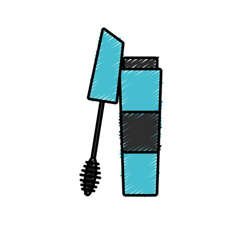 eyelash icon over white background vector illustrationのイラスト素材