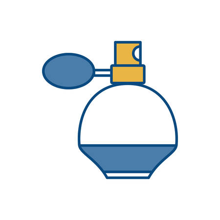 fragance bottle icon over white background vector illustrationのイラスト素材