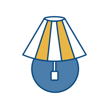 lamp icon over white background vector illustrationのイラスト素材