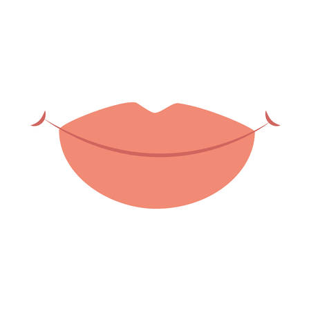 womans lips icon over white background vector illustrationのイラスト素材