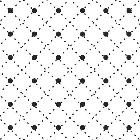 black and white background with dots vector illustration designのイラスト素材