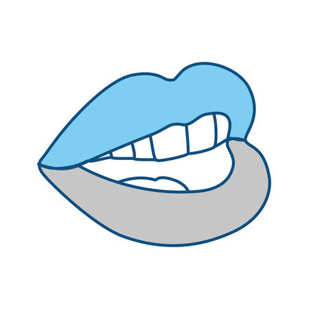 Sexy woman lips icon vector illustration graphic designのイラスト素材