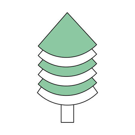 Christmas tree pine icon vector illustration graphic designのイラスト素材