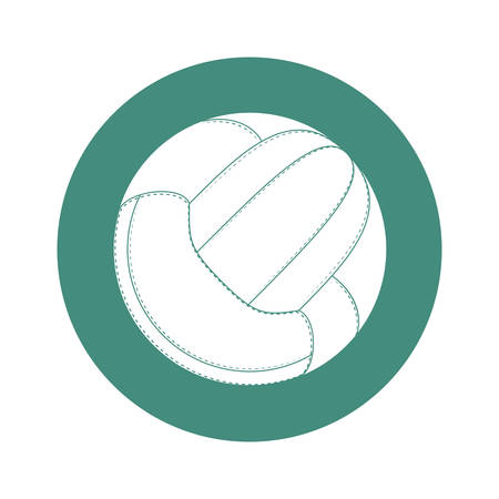 Sport volleyball ball icon vector illustration graphic designのイラスト素材