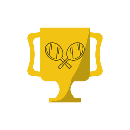 Trophy cup championship icon vector illustration graphic designのイラスト素材