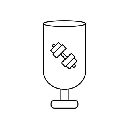 Trophy cup championship icon  illustration graphic designのイラスト素材