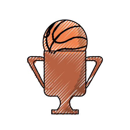 Trophy cup championship icon vector illustration graphic designのイラスト素材