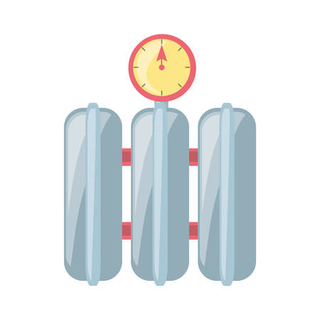 pipe plumbing symbol over white background vector illustrationのイラスト素材