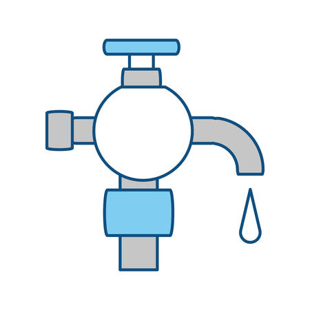 pipe plumbing symbol over white background vector illustrationのイラスト素材